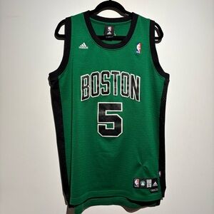 Kevin Garnett Boston Celtics Jersey Small Adidas NBA Swingman Green Black #5